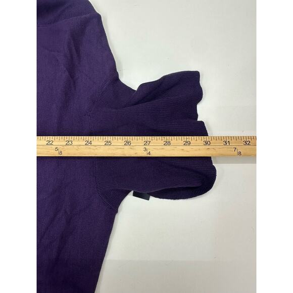 Architect Womens Sweater Size XL Purple Turtleneck Pullover NWTs - Picture 10 of 11